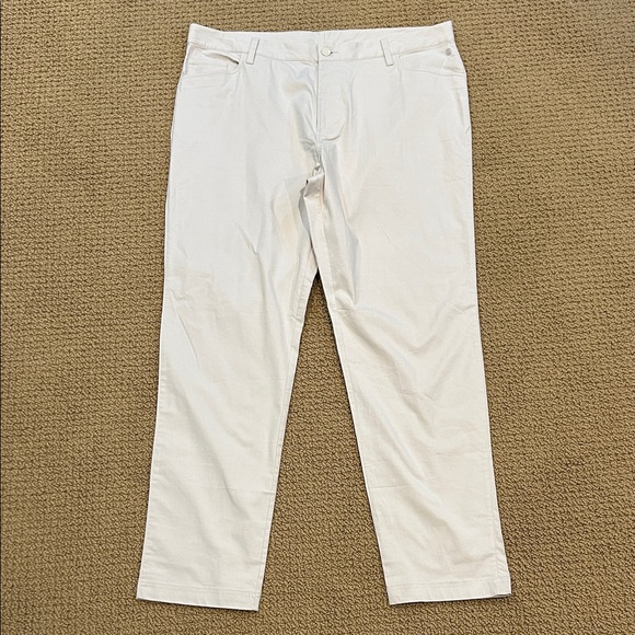 adidas Other - Adidas Men's Go-To- Five-Pocket Tapered Fit Golf Pants size 38 W/ 32 L Cream